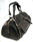 NEW Women RED or BLACK Tube Tubular HANDBAG PURSE Ladies BAG BAGS Gingham Lining