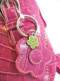 NEW Women CROCO CROCODILE Pattern PINK FUCHSIA Lining HANDBAG Purse Tube BAG BAGS