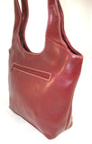 NEW Women RED MAROON BURGUNDY Shoulder PURSE HANDBAG BAG with POCKETS Organizer