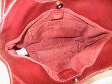 NEW Women RED MAROON BURGUNDY Shoulder PURSE HANDBAG BAG with POCKETS Organizer