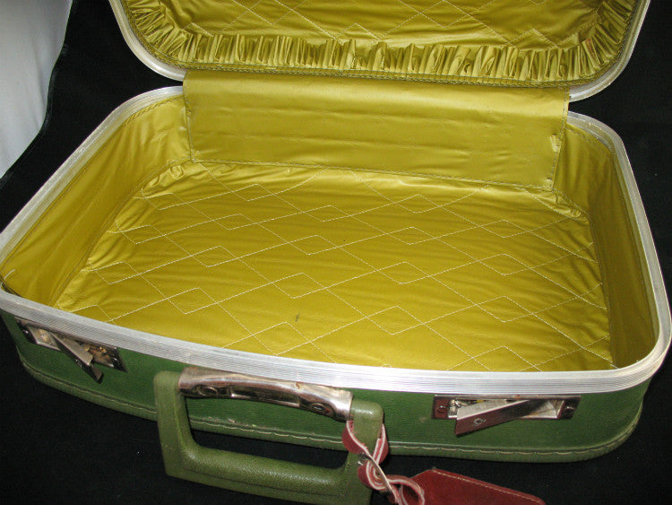 Vintage hard case luggage hot sale