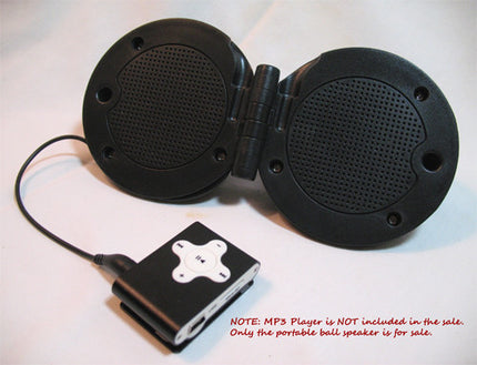 NEW Handy Portable Travel Dual Round BALL SPEAKER SPEAKERS System MP3 Music Player Cell Mobile Phone Cellphone Smartphone Electronics