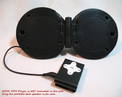 NEW Handy Portable Travel Dual Round BALL SPEAKER SPEAKERS System MP3 Music Player Cell Mobile Phone Cellphone Smartphone Electronics