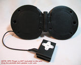 NEW Handy Portable Travel Dual Round BALL SPEAKER SPEAKERS System MP3 Music Player Cell Mobile Phone Cellphone Smartphone Electronics