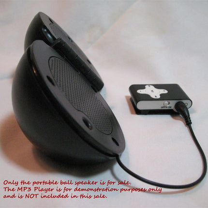 NEW Handy Portable Travel Dual Round BALL SPEAKER SPEAKERS System MP3 Music Player Cell Mobile Phone Cellphone Smartphone Electronics