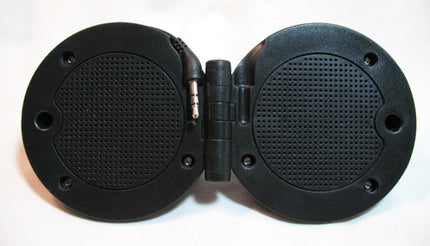 NEW Handy Portable Travel Dual Round BALL SPEAKER SPEAKERS System MP3 Music Player Cell Mobile Phone Cellphone Smartphone Electronics