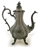 LOT 3-pc VINTAGE Antique REED & BARTON SILVER Plate SILVERPLATE COFFEE TEA 12" POT SET