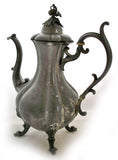 LOT 3-pc VINTAGE Antique REED & BARTON SILVER Plate SILVERPLATE COFFEE TEA 12" POT SET