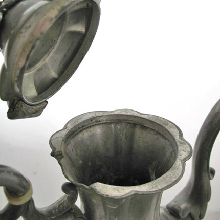 LOT 3-pc VINTAGE Antique REED & BARTON SILVER Plate SILVERPLATE COFFEE TEA 12" POT SET