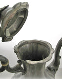 LOT 3-pc VINTAGE Antique REED & BARTON SILVER Plate SILVERPLATE COFFEE TEA 12" POT SET