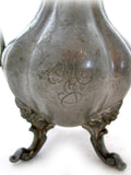 LOT 3-pc VINTAGE Antique REED & BARTON SILVER Plate SILVERPLATE COFFEE TEA 12" POT SET