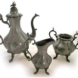 LOT 3-pc VINTAGE Antique REED & BARTON SILVER Plate SILVERPLATE COFFEE TEA 12" POT SET