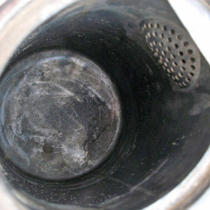 13" VINTAGE Antique? 1854 REED & BARTON SILVER Plate Etched SILVERPLATE Ice Water PITCHER
