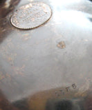 13" VINTAGE Antique? 1854 REED & BARTON SILVER Plate Etched SILVERPLATE Ice Water PITCHER