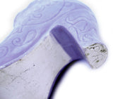 VINTAGE Old Sewing Sew PIN PINS NEEDLE NEEDLES CUSHION HOLDER Ceramic Shoe Shoes