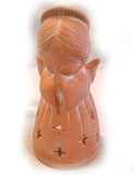 CHRISTMAS Holiday PRAY PRAYING ANGEL ANGELS Ceramic CLAY Tea Light CANDLE HOLDER HOLDERS HOUSE OF LLOYD
