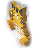 HOUSE of LLOYD Yellow FAT CAT Home/Kitchen/Table/Wall Decor Wood Funny Sign