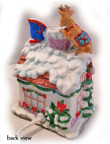 NEW AVON CHRISTMAS Holiday OIL DIFFUSER NIGHT LIGHT Porcelain Ceramic Home Decors