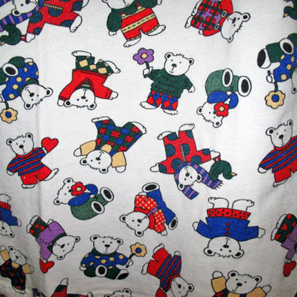 Women's Dresses Womens Shirt Dress Night Dress Nighty Nightgown Nightwear Night Gown Sleepwear Sleeping Sleep Wear Loungewear Lounge Wear T-Shirt Tops White Multicolor BEAR BEARS Pattern Animal Print Animals Prints Printed Pattern Women Casual Comfortable Clothes Clothing