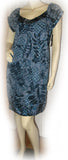 NEW NWT Womens Dresses NAVY BLUE White Floral Flowers Cap Sleeve MINI DRESS Clothing M 6
