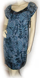 NEW NWT Womens Dresses NAVY BLUE White Floral Flowers Cap Sleeve MINI DRESS Clothing M 6