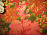 NEW NWT ORANGE Hawaiian Floral Hibiscus Flowers Sleeveless MINI DRESS Summer M 7