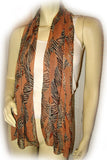 Womens Brown Black Leopard Cougar Cat Animal Print SCARF SCARVES WRAP 57.5"x20"