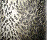 NEW Womens BLACK Mint GREEN ANIMAL LEOPARD Print SCARF SCARVES WRAP 60" x 9.5"