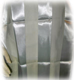 NEW Womens GRAY GREY Mint GREEN Stripe Striped Pattern SCARF SCARVES WRAP 53"x14"