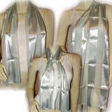 NEW Womens GRAY GREY Mint GREEN Stripe Striped Pattern SCARF SCARVES WRAP 53"x14"