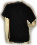Womens T-Shirts Tops SENIOR MOMENTS HAPPEN Black FUNNY HILARIOUS Short Sleeve Medium