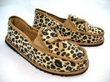 NEW Womens Shoes AFRICAN Safari ANIMAL PRINTS Leopard Cougar Pattern FLAT SHOE size 6 W 6W