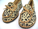 NEW Womens Shoes AFRICAN Safari ANIMAL PRINTS Leopard Cougar Pattern FLAT SHOE size 6 W 6W
