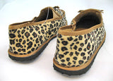 NEW Womens Shoes AFRICAN Safari ANIMAL PRINTS Leopard Cougar Pattern FLAT SHOE size 6 W 6W