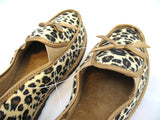 NEW Women AFRICAN Safari ANIMAL PRINT LEOPARD Cougar Pattern Flat SHOES 6 W 6W