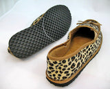 NEW Womens Shoes AFRICAN Safari ANIMAL PRINTS Leopard Cougar Pattern FLAT SHOE size 6 W 6W