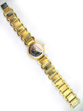 NEW Womens Watches FIGARO Gold Tone Simulated Diamond Stones Mother of Pearl Bracelet Ladies WATCH For Women