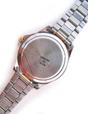 Mens Watches NAVY BLUE Face Dial Wristwatch WATCH For Men Stainless Steel Gold Silver Tone Metal Band