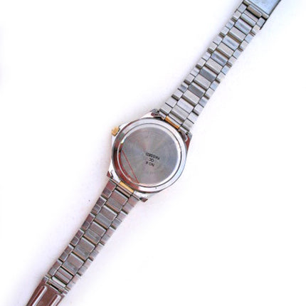 Mens Watches NAVY BLUE Face Dial Wristwatch WATCH For Men Stainless Steel Gold Silver Tone Metal Band