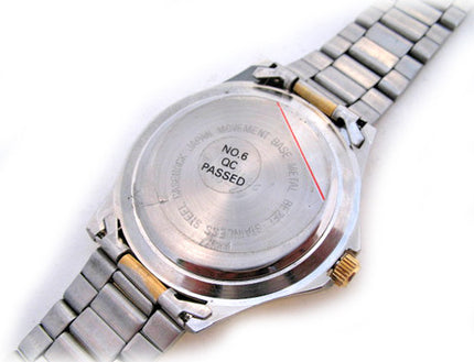 Mens Watches NAVY BLUE Face Dial Wristwatch WATCH For Men Stainless Steel Gold Silver Tone Metal Band