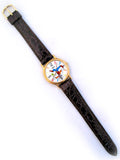 VINTAGE GOOFY ANIMATED Up Side Down Rotating Head LORUS Wristwatch WATCH