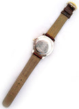 VINTAGE DISNEY Store MICKEY MOUSE Silver Gold Tone Mens Wristwatch WATCH